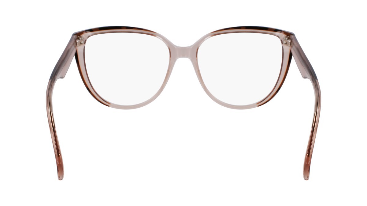 Occhiali da vista Liu Jo LJ2807 (214) colore brown/marble brown forma cat eye lenti colore 3
