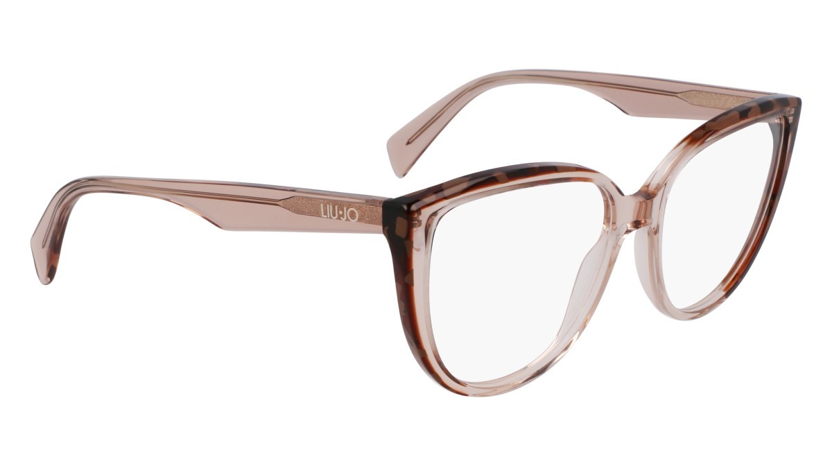 Occhiali da vista Liu Jo LJ2807 (214) colore brown/marble brown forma cat eye lenti colore 3