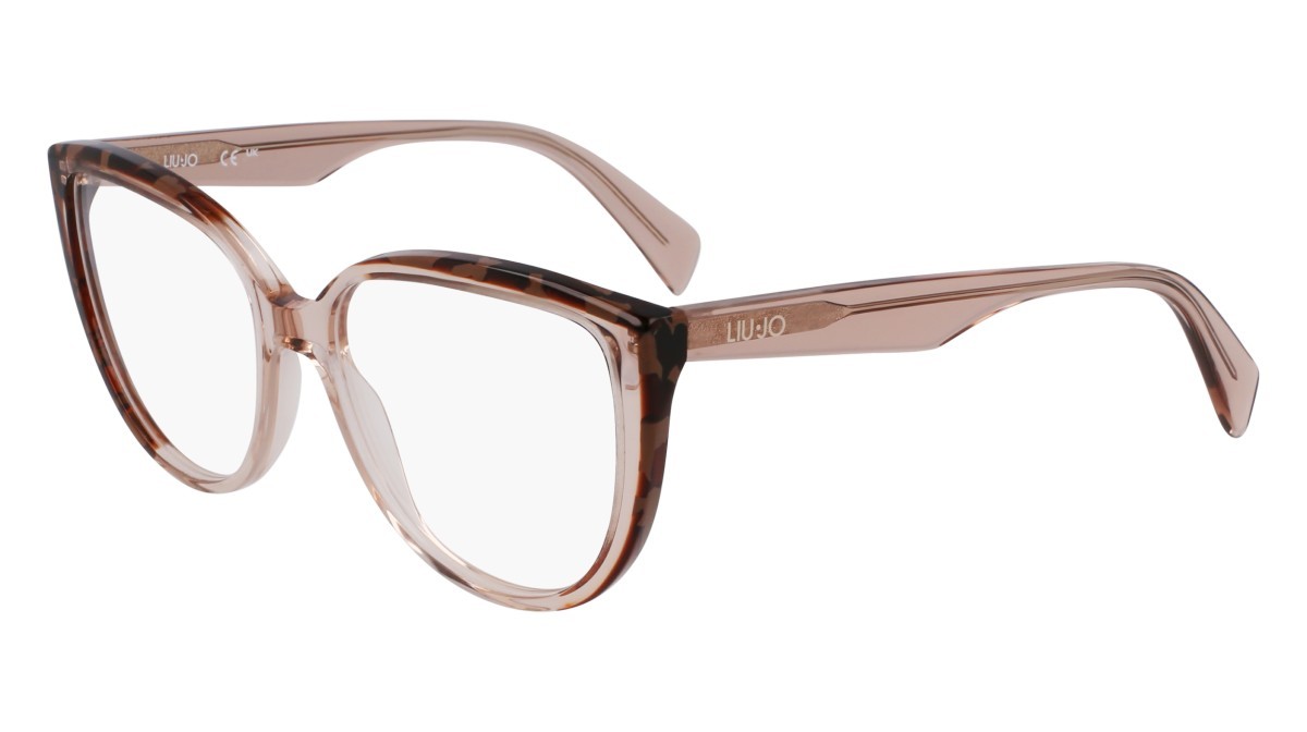 Occhiali da vista Liu Jo LJ2807 (214) colore brown/marble brown forma cat eye lenti colore 3