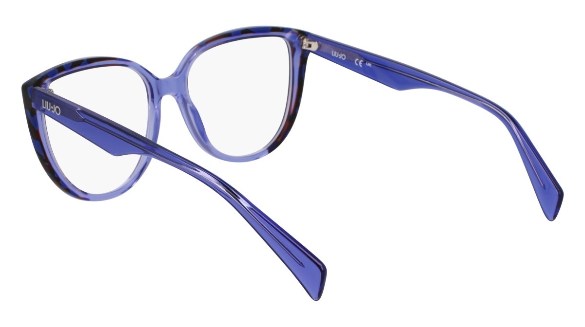 Occhiali da vista Liu Jo LJ2807 (438) colore blue/marble blue forma cat eye lenti colore 5