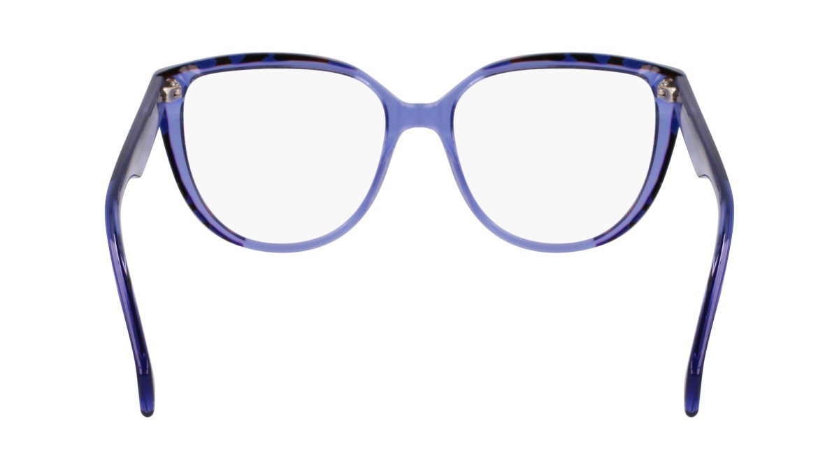 Occhiali da vista Liu Jo LJ2807 (438) colore blue/marble blue forma cat eye lenti colore 5