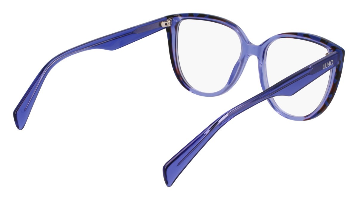 Occhiali da vista Liu Jo LJ2807 (438) colore blue/marble blue forma cat eye lenti colore 5