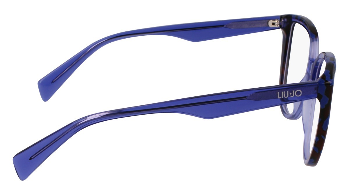 Occhiali da vista Liu Jo LJ2807 (438) colore blue/marble blue forma cat eye lenti colore 5
