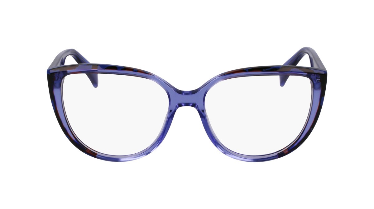 Occhiali da vista Liu Jo LJ2807 (438) colore blue/marble blue forma cat eye lenti colore 5