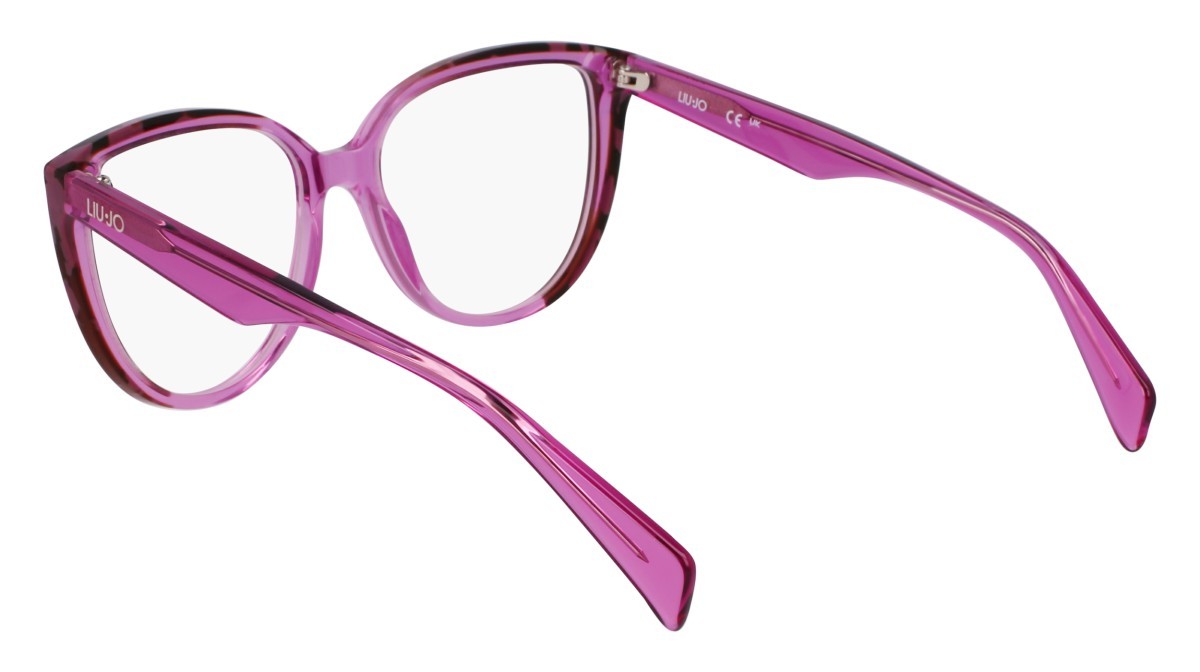 Occhiali da vista Liu Jo LJ2807 (526) colore violet/marble violet forma cat eye lenti colore 4