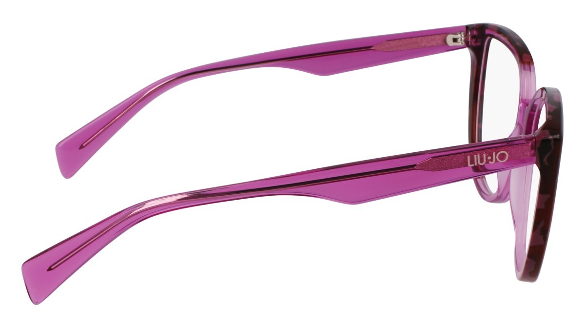 Occhiali da vista Liu Jo LJ2807 (526) colore violet/marble violet forma cat eye lenti colore 4