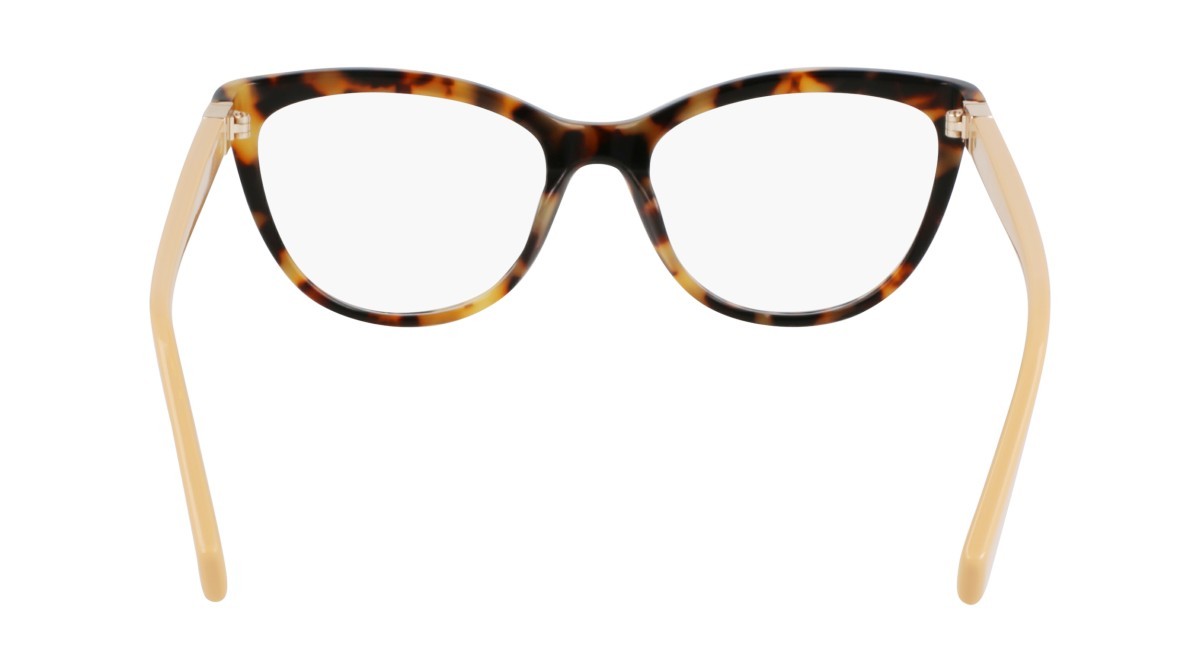 Occhiali da vista Liu Jo LJ2812 (232) colore blonde tortoise forma cat eye lenti colore 4