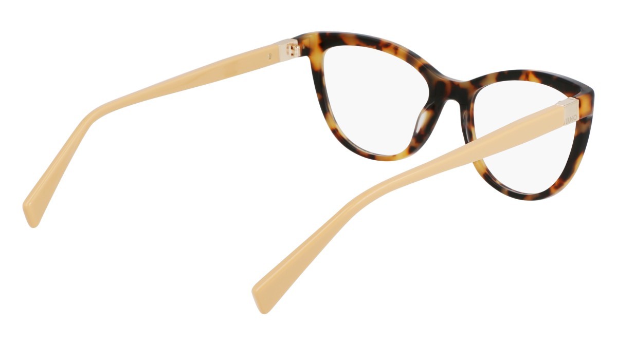 Occhiali da vista Liu Jo LJ2812 (232) colore blonde tortoise forma cat eye lenti colore 4