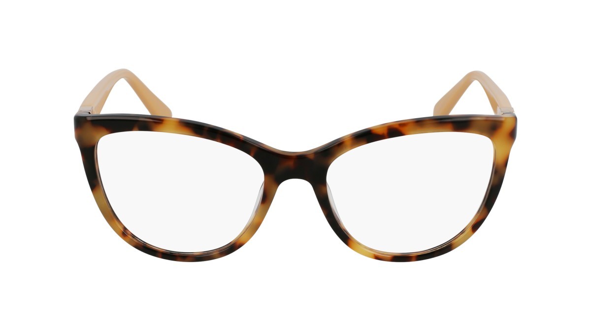 Occhiali da vista Liu Jo LJ2812 (232) colore blonde tortoise forma cat eye lenti colore 4