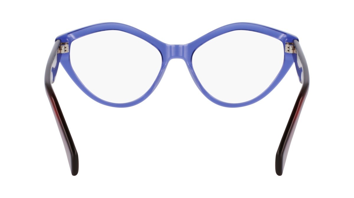 Brillen Liu Jo LJ2814 (400) farbe blue form cat-eye gläser colore 3