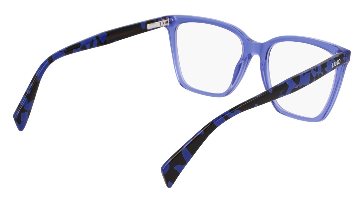 Occhiali da vista Liu Jo LJ2815 (438) colore blue/marble blue forma rettangolare lenti colore 4