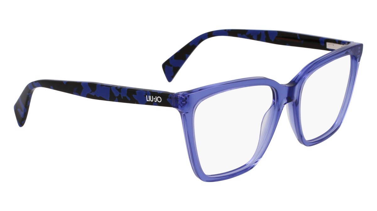 Occhiali da vista Liu Jo LJ2815 (438) colore blue/marble blue forma rettangolare lenti colore 4