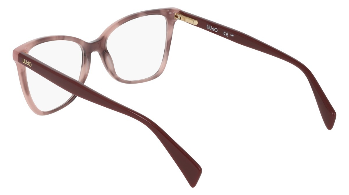 Occhiali da vista Liu Jo LJ2817 (658) colore rose tortoise forma pantos lenti colore - 3