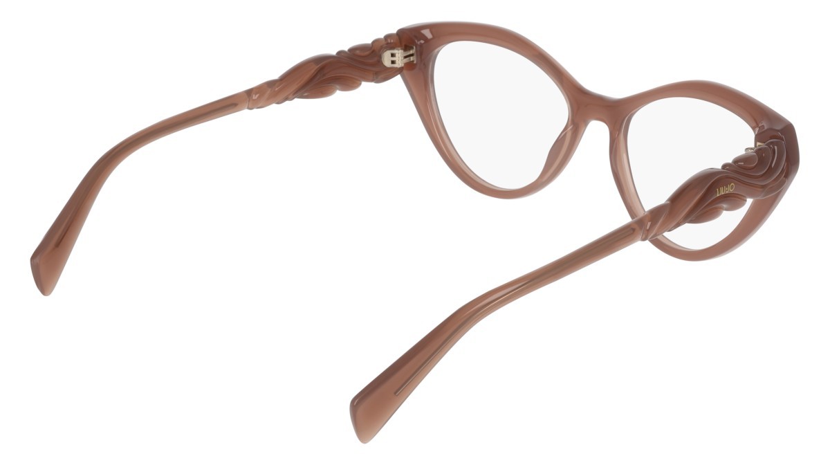 Occhiali da vista Liu Jo LJ2818 (204) colore taupe forma cat eye lenti colore - 3