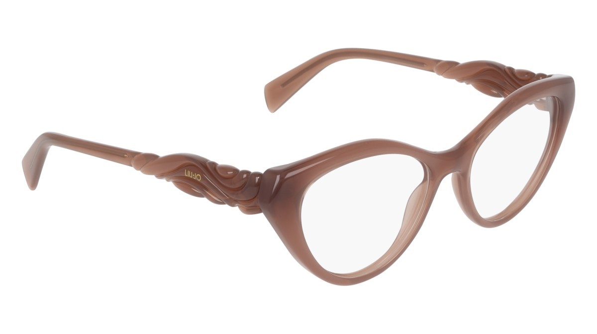Occhiali da vista Liu Jo LJ2818 (204) colore taupe forma cat eye lenti colore - 3