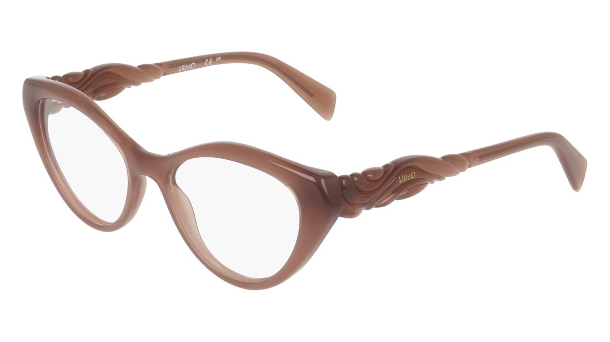 Occhiali da vista Liu Jo LJ2818 (204) colore taupe forma cat eye lenti colore - 3