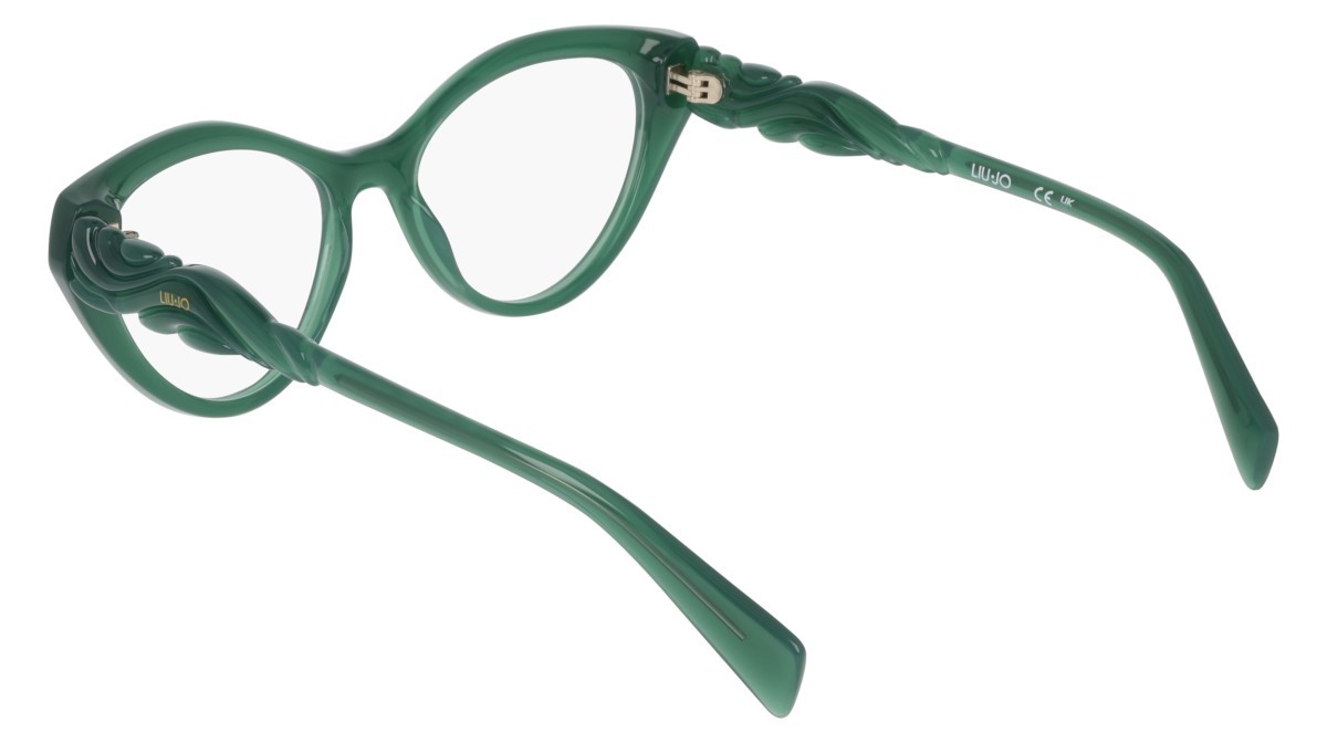 Occhiali da vista Liu Jo LJ2818 (316) colore sage forma cat eye lenti colore - 4