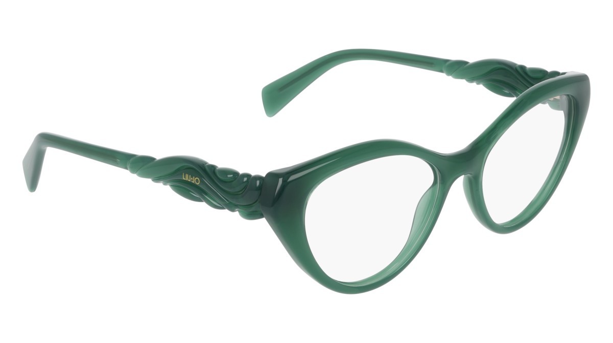 Occhiali da vista Liu Jo LJ2818 (316) colore sage forma cat eye lenti colore - 4