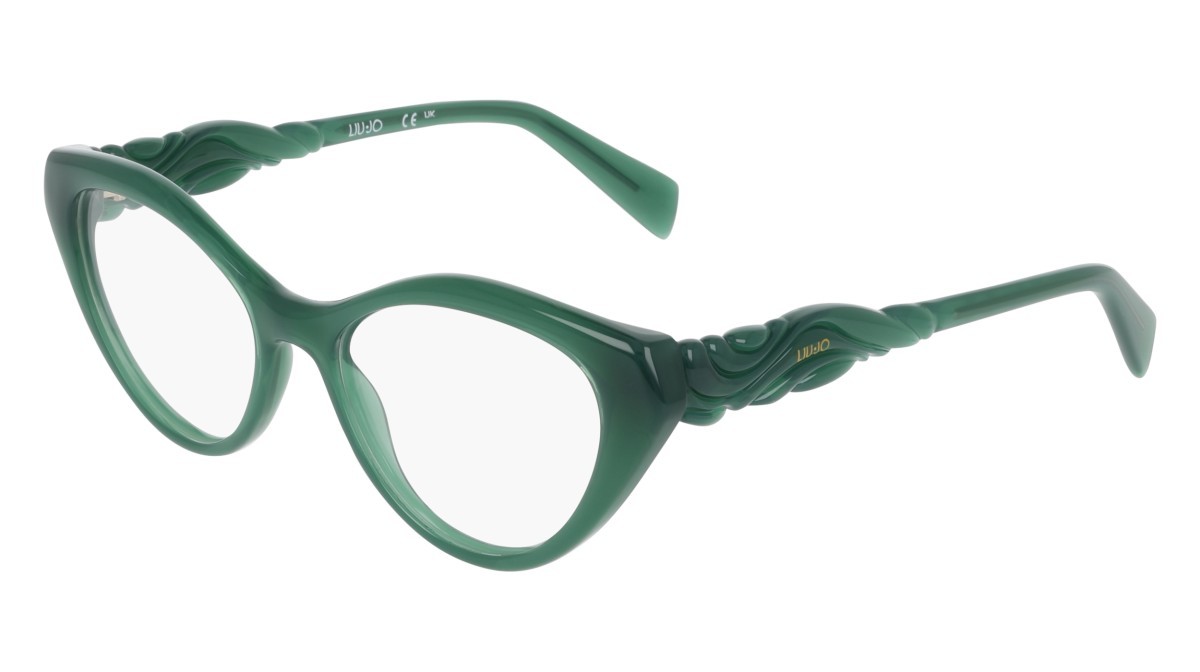 Occhiali da vista Liu Jo LJ2818 (316) colore sage forma cat eye lenti colore - 4