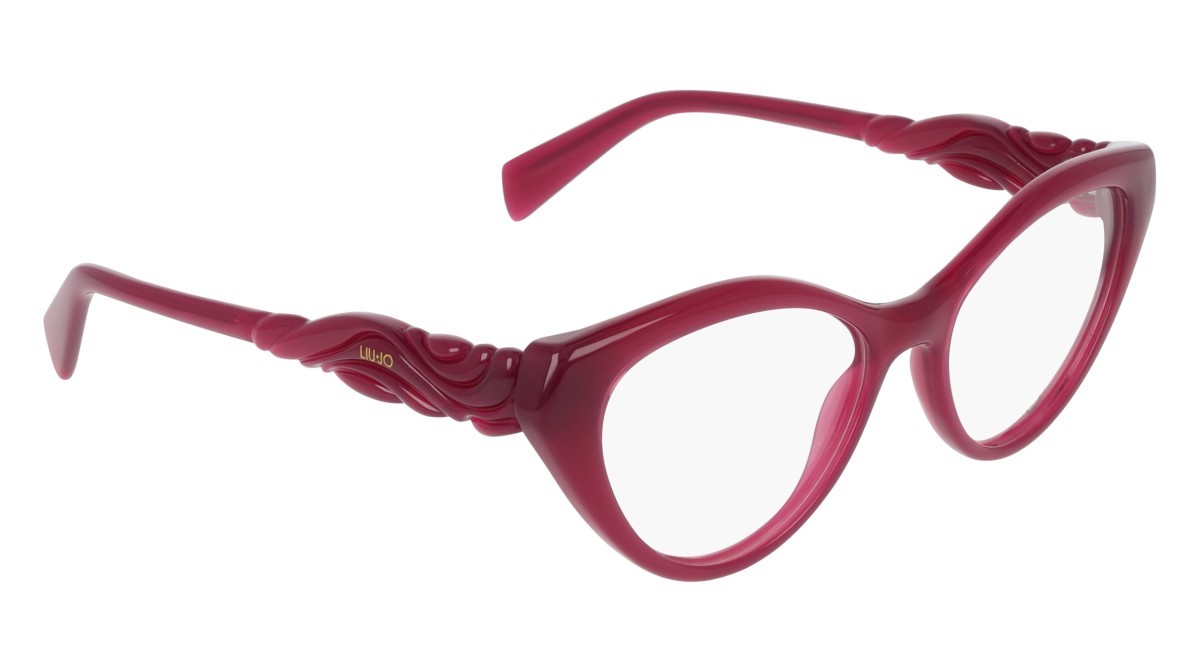 Occhiali da vista Liu Jo LJ2818 (515) colore cyclamen forma cat eye lenti colore - 2