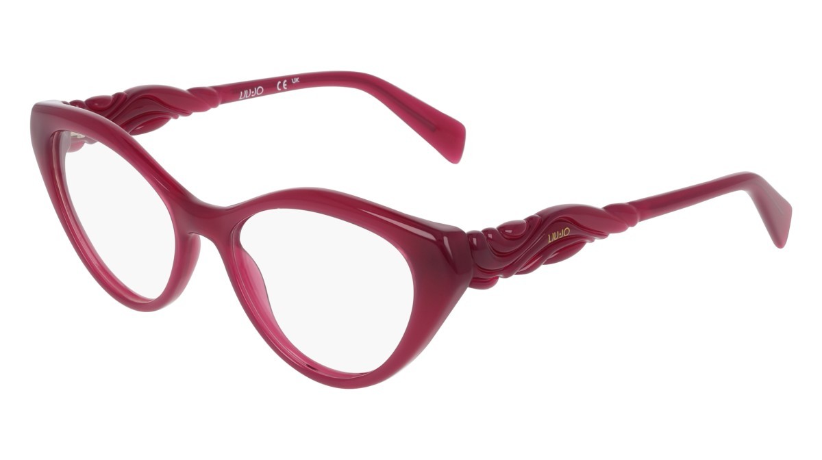 Occhiali da vista Liu Jo LJ2818 (515) colore cyclamen forma cat eye lenti colore - 2