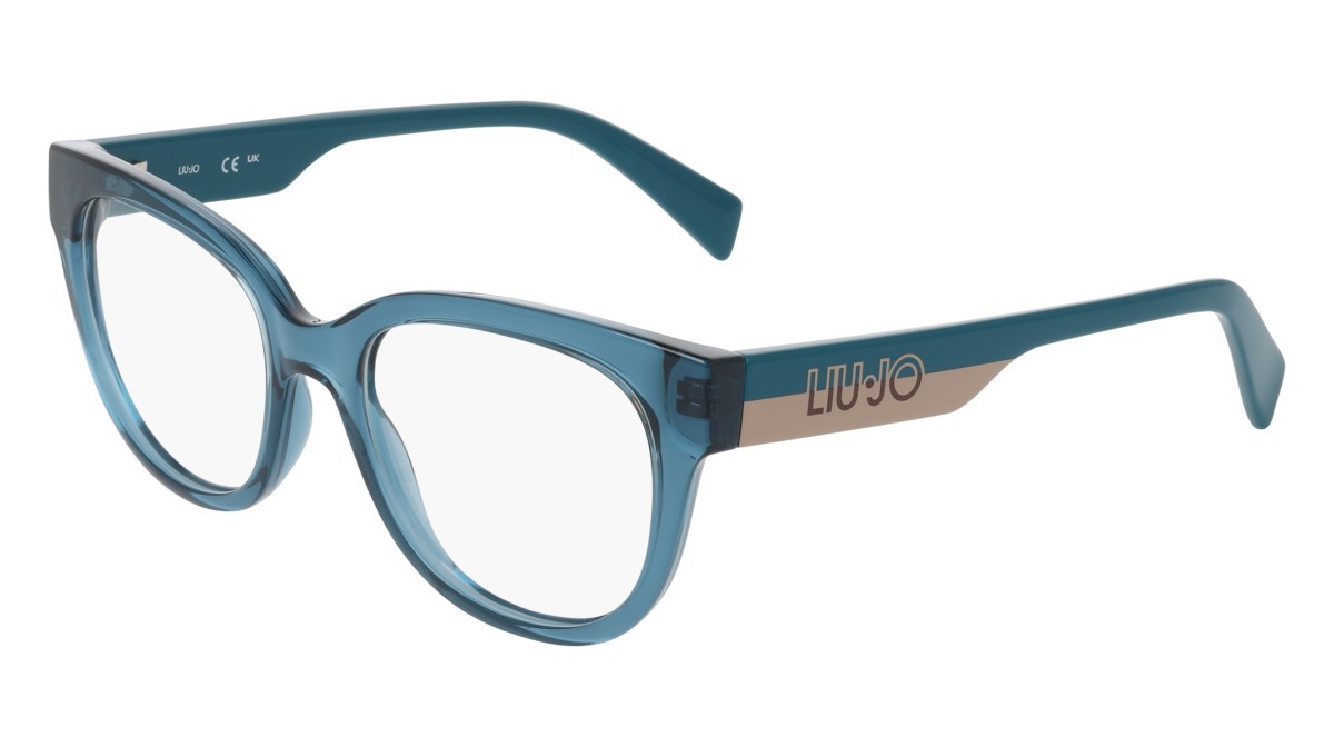 Occhiali da vista Liu Jo LJ2820 (425) colore light blue forma pantos lenti colore - 4