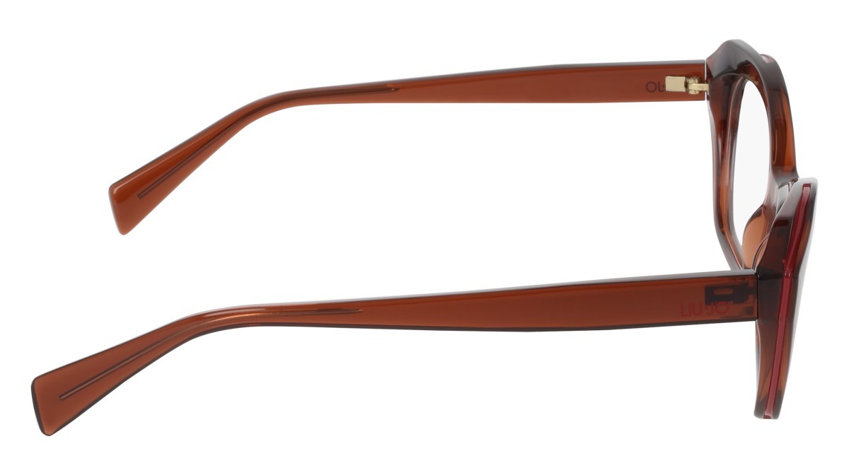 Eyeglasses Liu Jo LJ2821 (200) color brown shape pantos lenses colore - 2