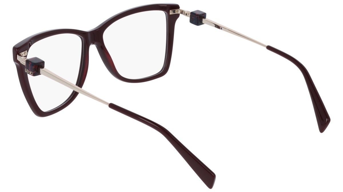 Occhiali da vista Liu Jo LJ2823 (601) colore burgundy forma rettangolare lenti colore - 3
