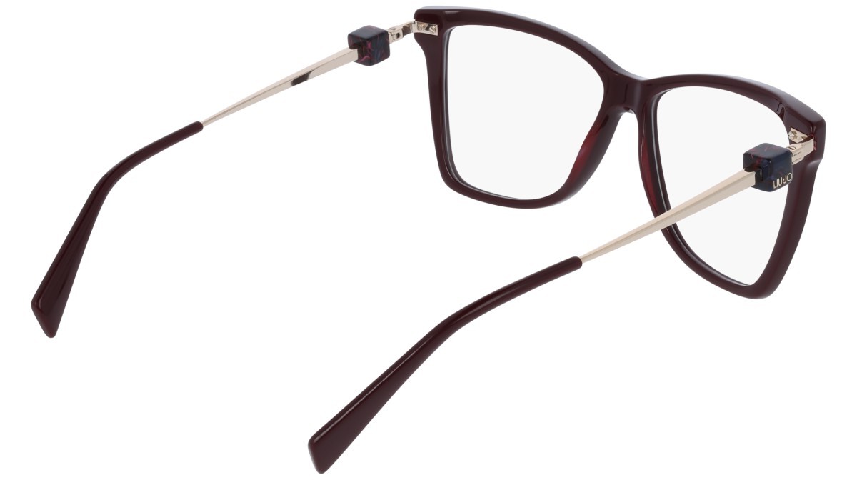 Occhiali da vista Liu Jo LJ2823 (601) colore burgundy forma rettangolare lenti colore - 3