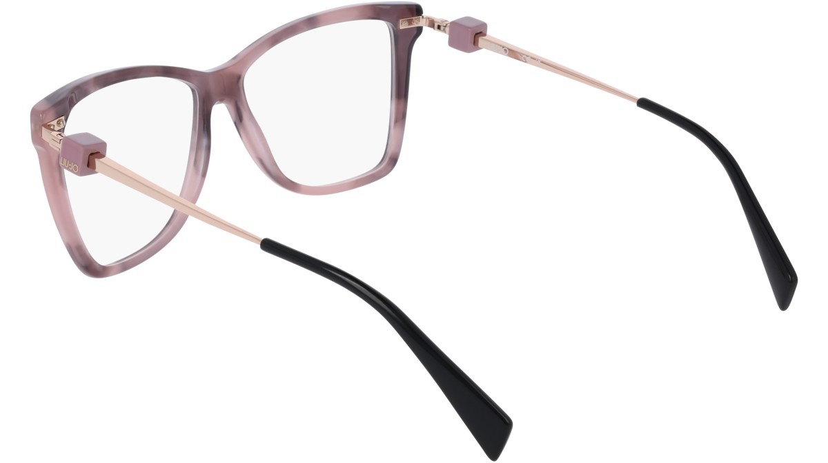 Occhiali da vista Liu Jo LJ2823 (658) colore rose tortoise forma rettangolare lenti colore - 4