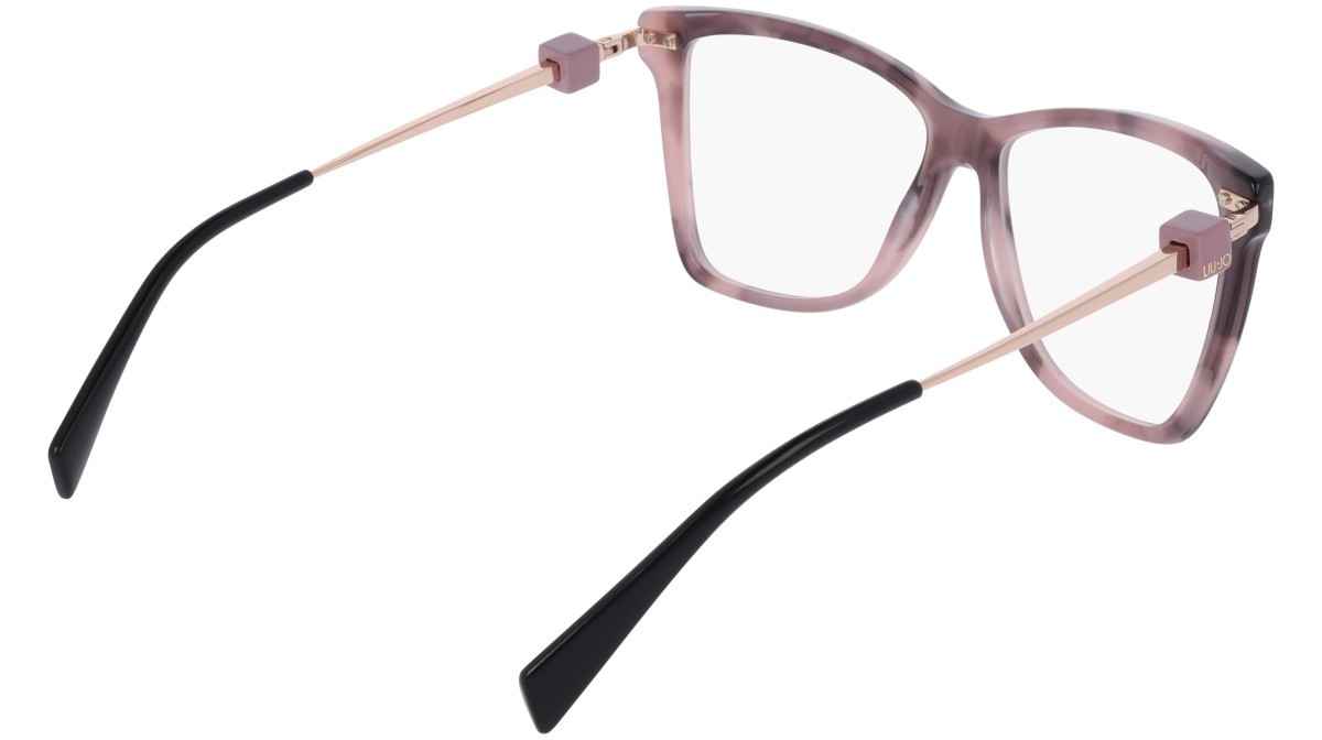 Occhiali da vista Liu Jo LJ2823 (658) colore rose tortoise forma rettangolare lenti colore - 4