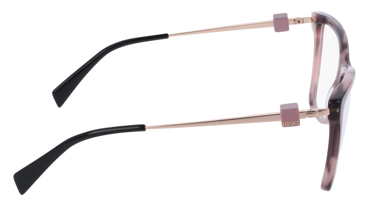 Occhiali da vista Liu Jo LJ2823 (658) colore rose tortoise forma rettangolare lenti colore - 4