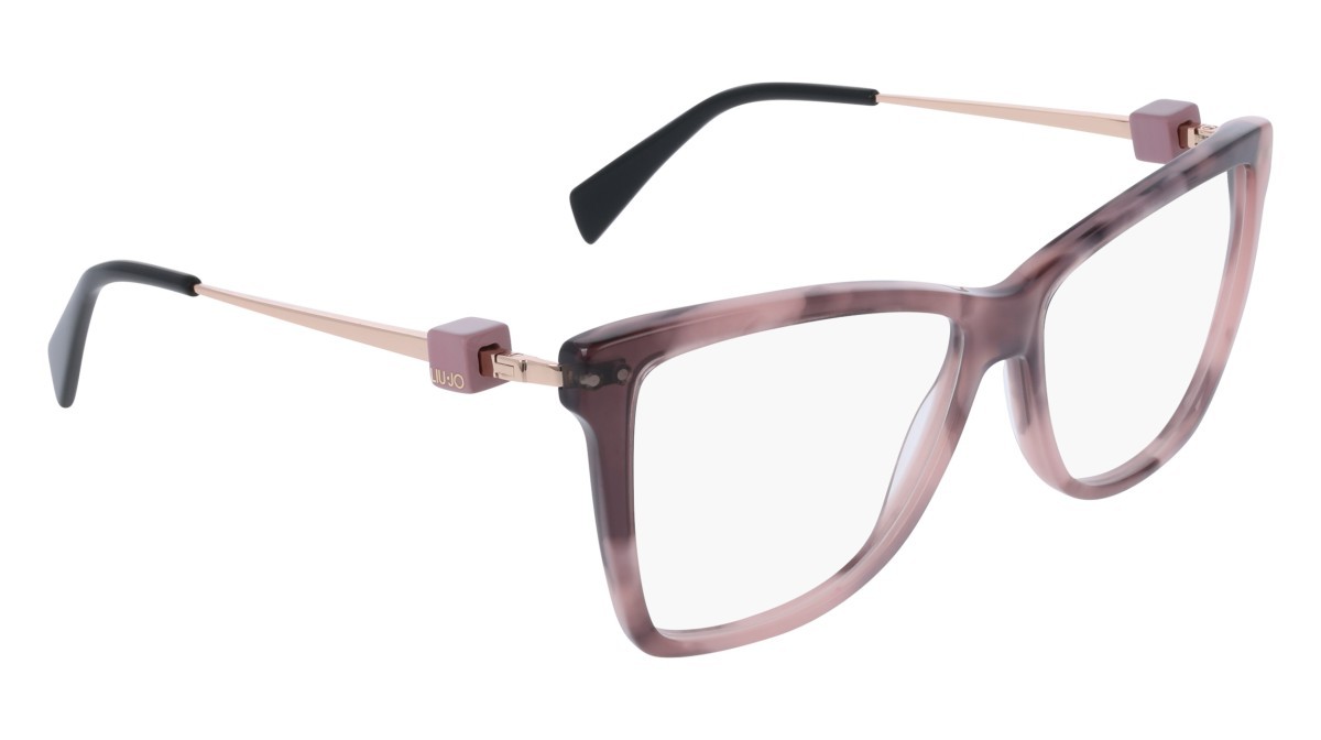 Occhiali da vista Liu Jo LJ2823 (658) colore rose tortoise forma rettangolare lenti colore - 4