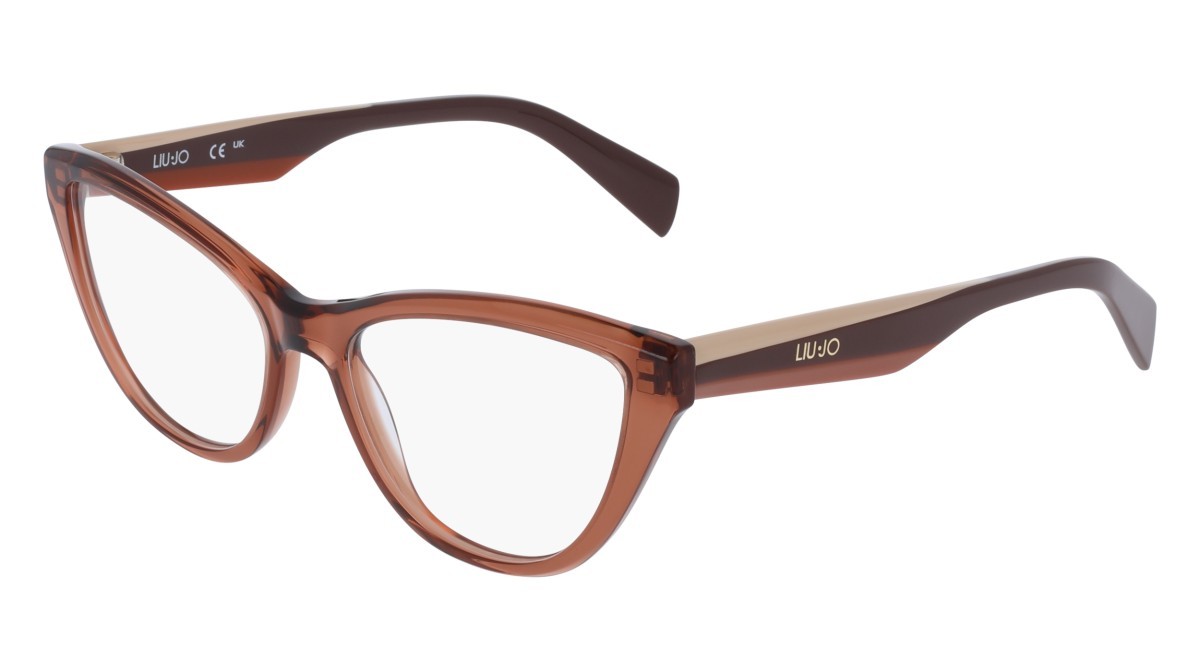 Occhiali da vista Liu Jo LJ2824 (210) colore light brown forma cat eye lenti colore - 4
