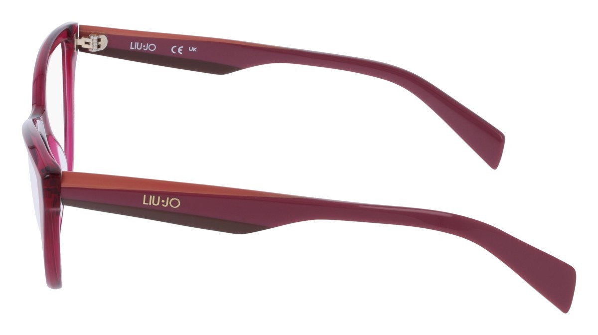 Occhiali da vista Liu Jo LJ2824 (515) colore cyclamen forma cat eye lenti colore - 3