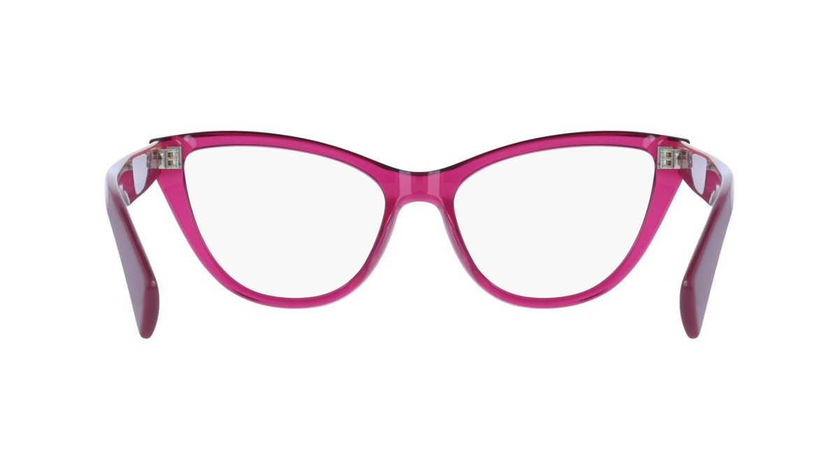 Occhiali da vista Liu Jo LJ2824 (515) colore cyclamen forma cat eye lenti colore - 3