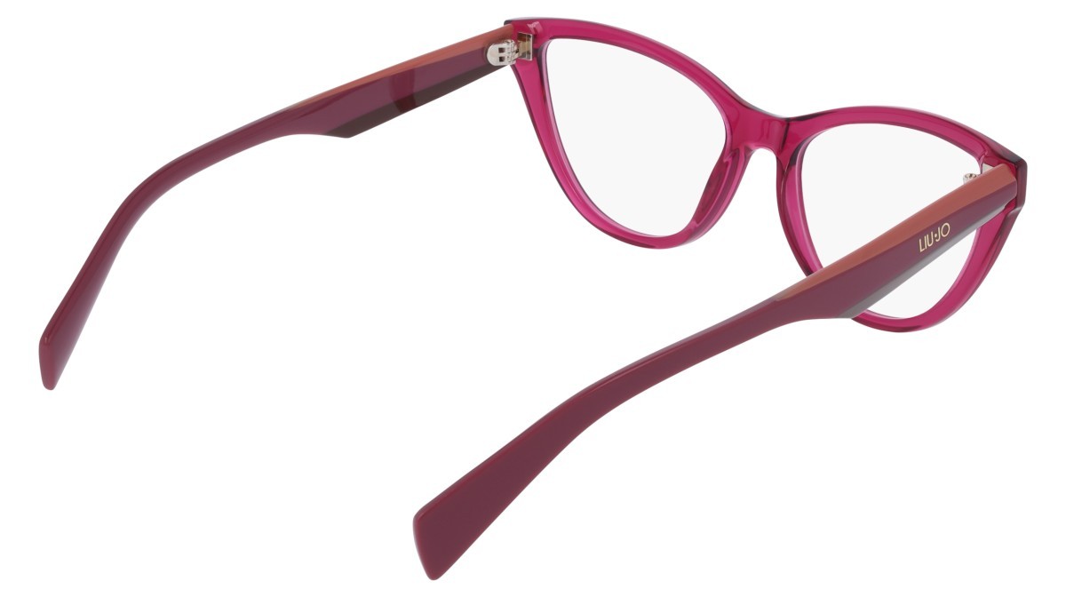 Occhiali da vista Liu Jo LJ2824 (515) colore cyclamen forma cat eye lenti colore - 3