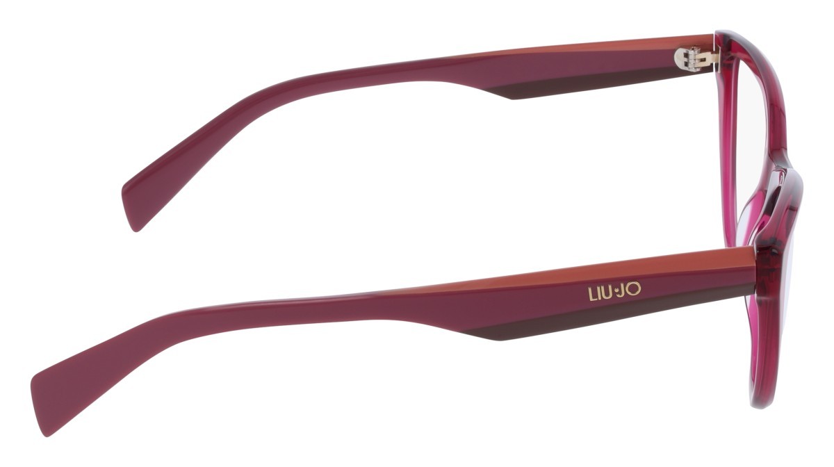 Occhiali da vista Liu Jo LJ2824 (515) colore cyclamen forma cat eye lenti colore - 3