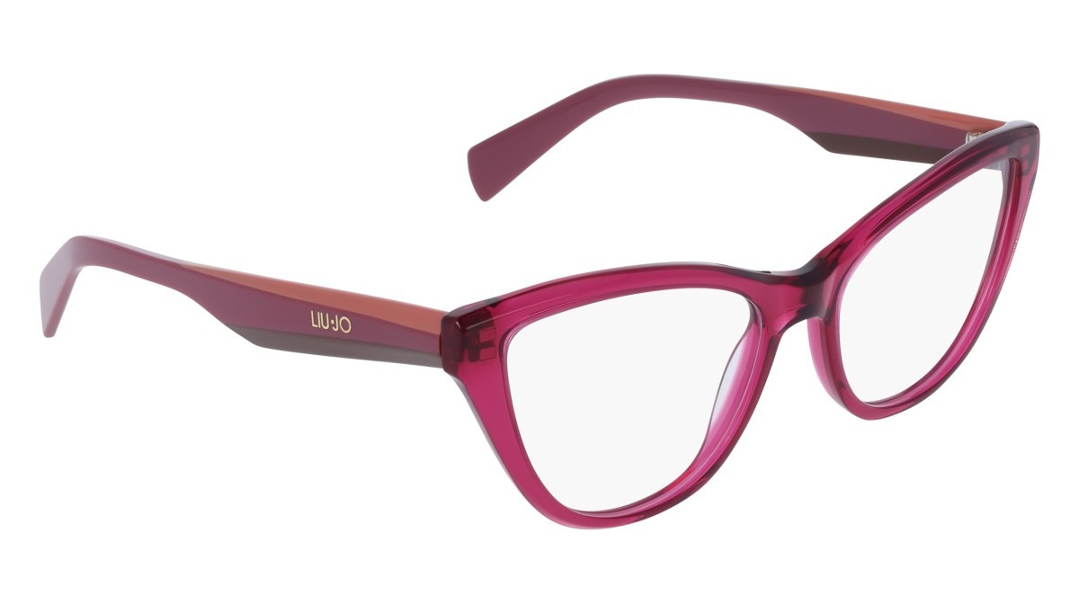 Occhiali da vista Liu Jo LJ2824 (515) colore cyclamen forma cat eye lenti colore - 3