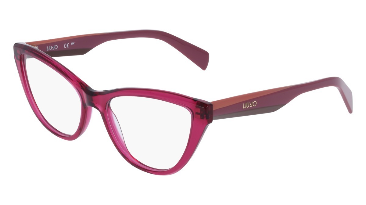 Occhiali da vista Liu Jo LJ2824 (515) colore cyclamen forma cat eye lenti colore - 3