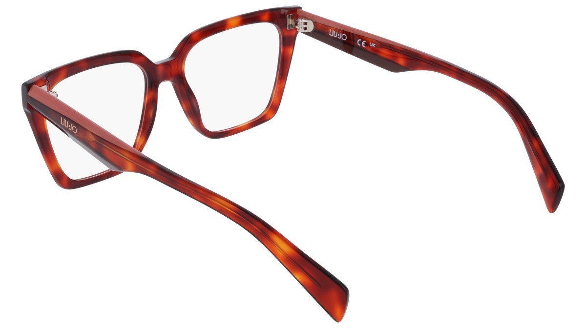 Occhiali da vista Liu Jo LJ2825 (640) colore red tortoise forma rettangolare lenti colore - 4