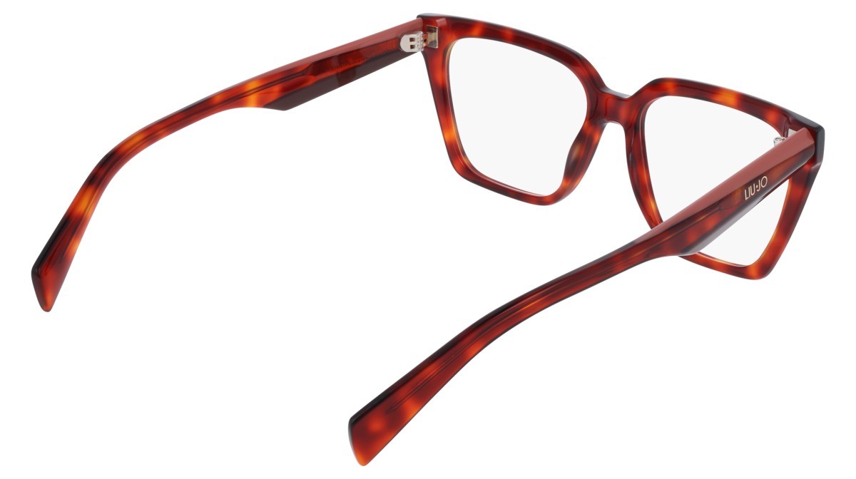Occhiali da vista Liu Jo LJ2825 (640) colore red tortoise forma rettangolare lenti colore - 4