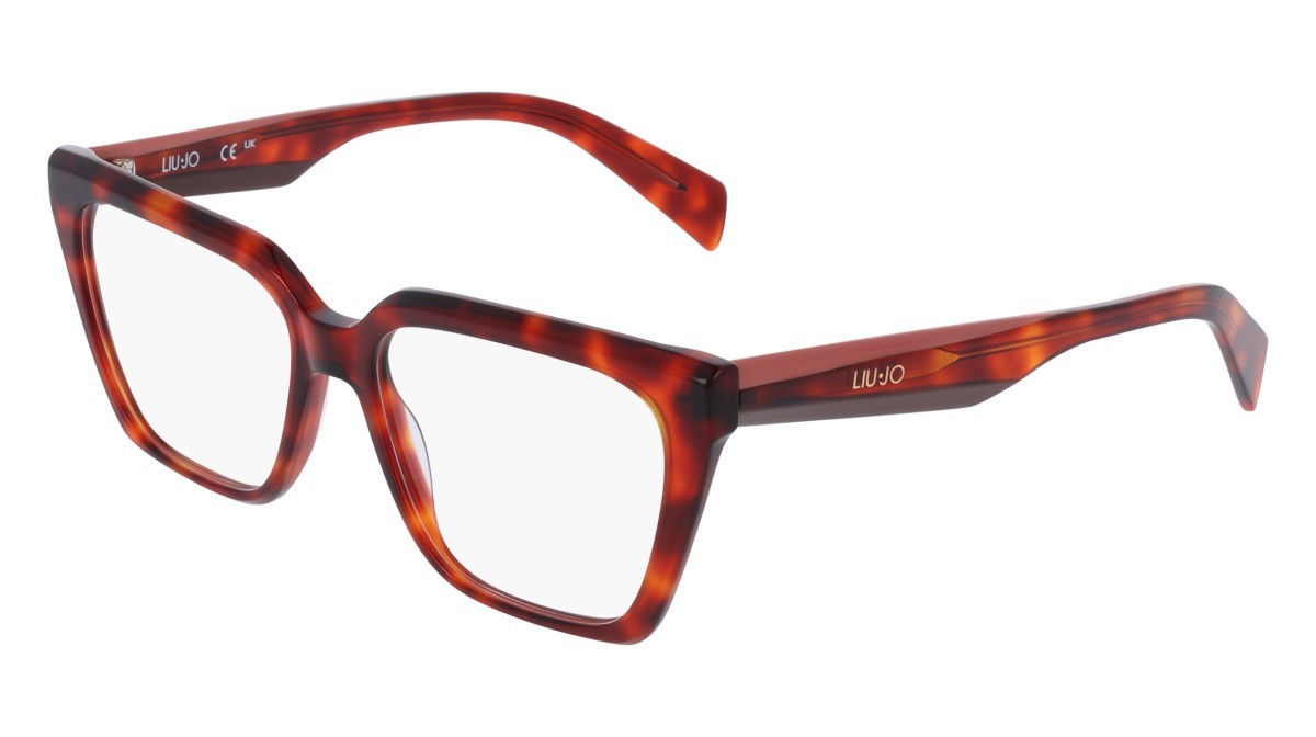 Occhiali da vista Liu Jo LJ2825 (640) colore red tortoise forma rettangolare lenti colore - 4