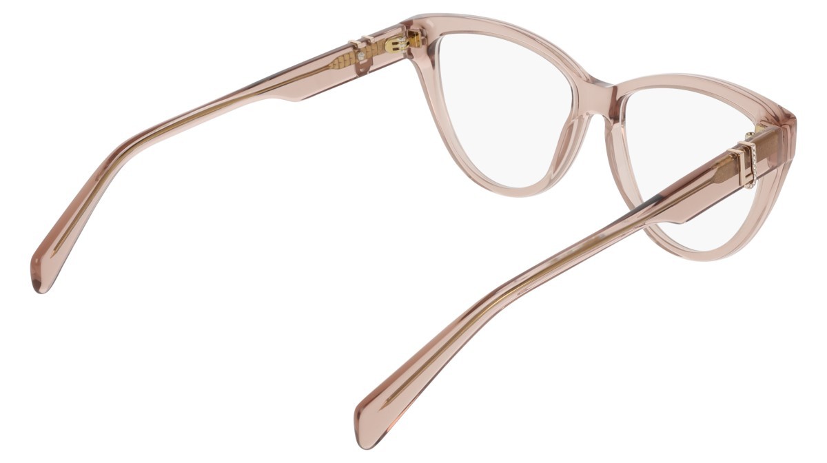 Occhiali da vista Liu Jo LJ2826R (272) colore nude forma cat eye lenti colore - 3