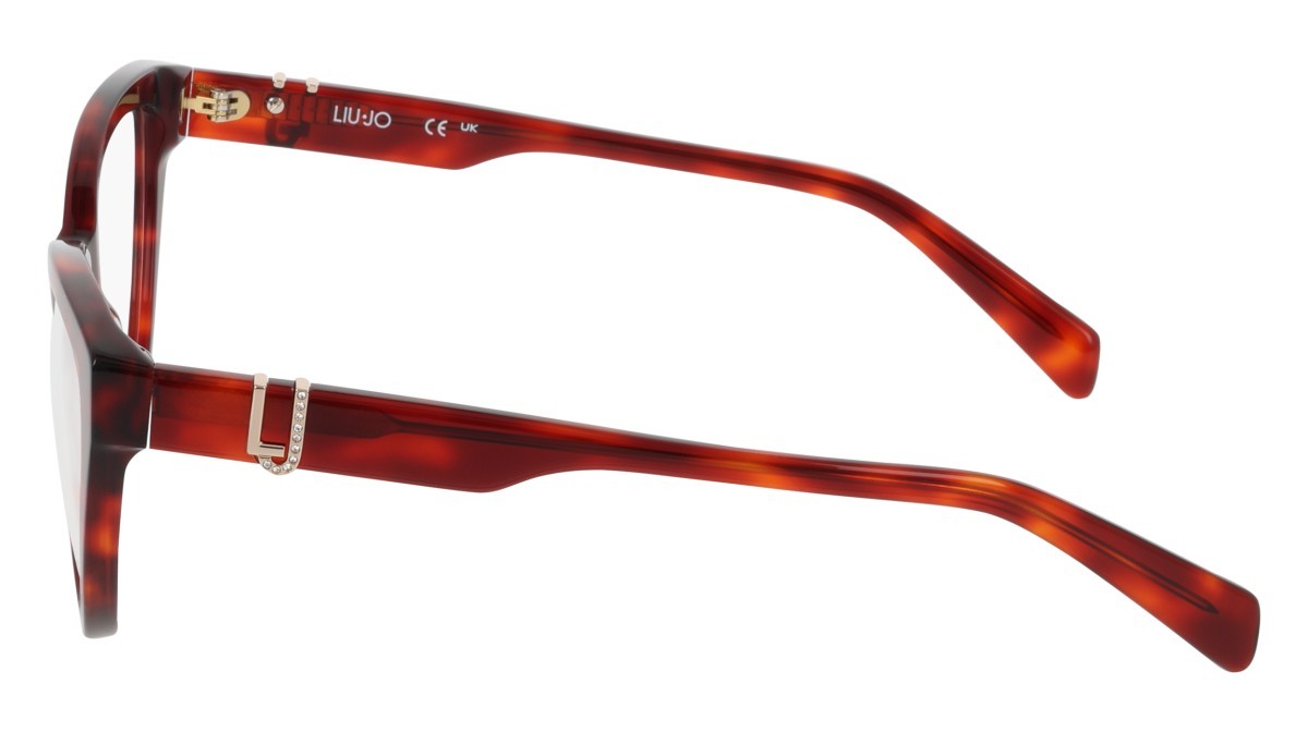 Occhiali da vista Liu Jo LJ2826R (640) colore red tortoise forma cat eye lenti colore - 4