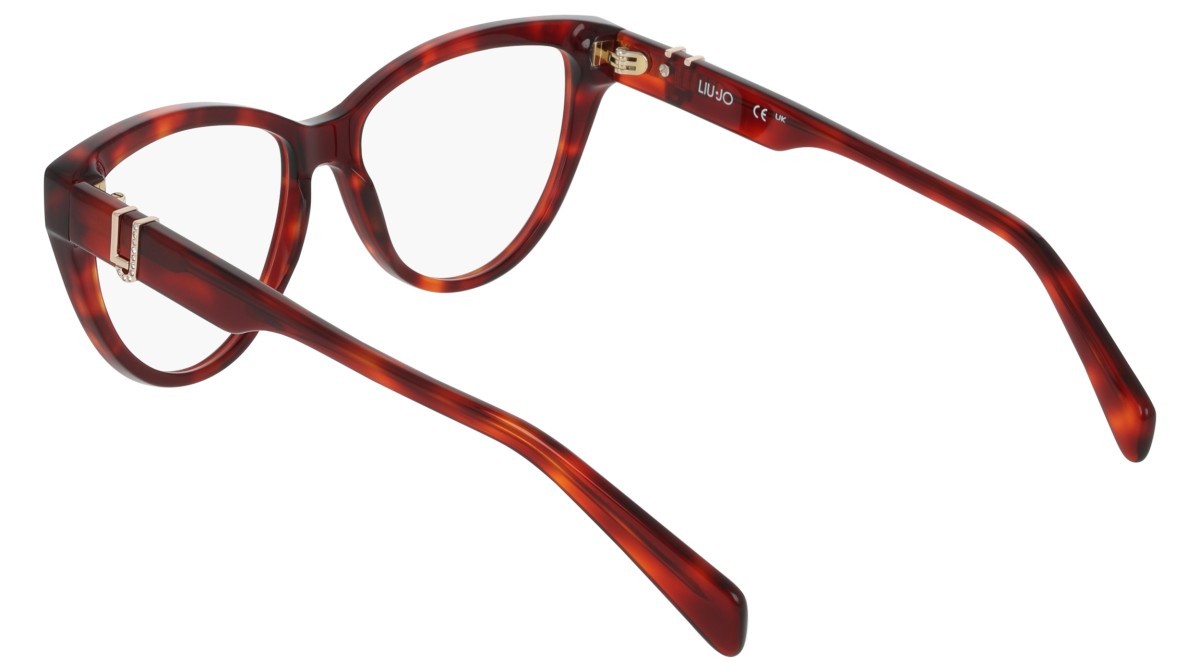 Occhiali da vista Liu Jo LJ2826R (640) colore red tortoise forma cat eye lenti colore - 4