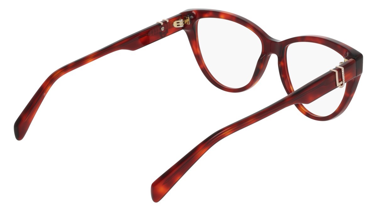 Occhiali da vista Liu Jo LJ2826R (640) colore red tortoise forma cat eye lenti colore - 4