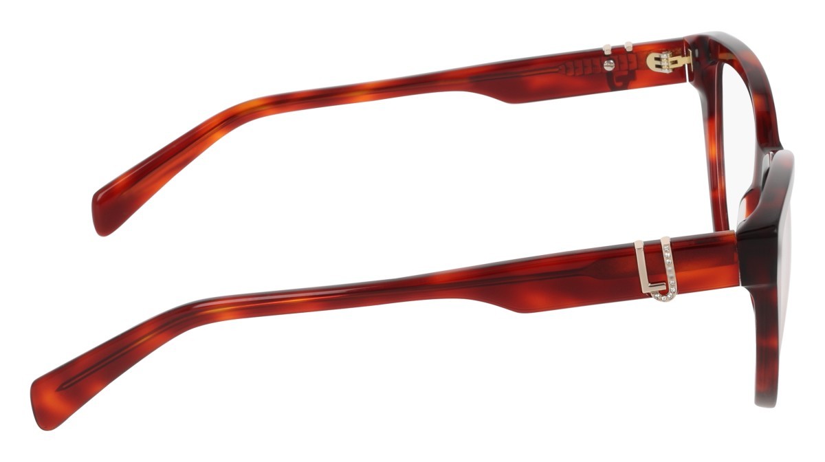 Occhiali da vista Liu Jo LJ2826R (640) colore red tortoise forma cat eye lenti colore - 4