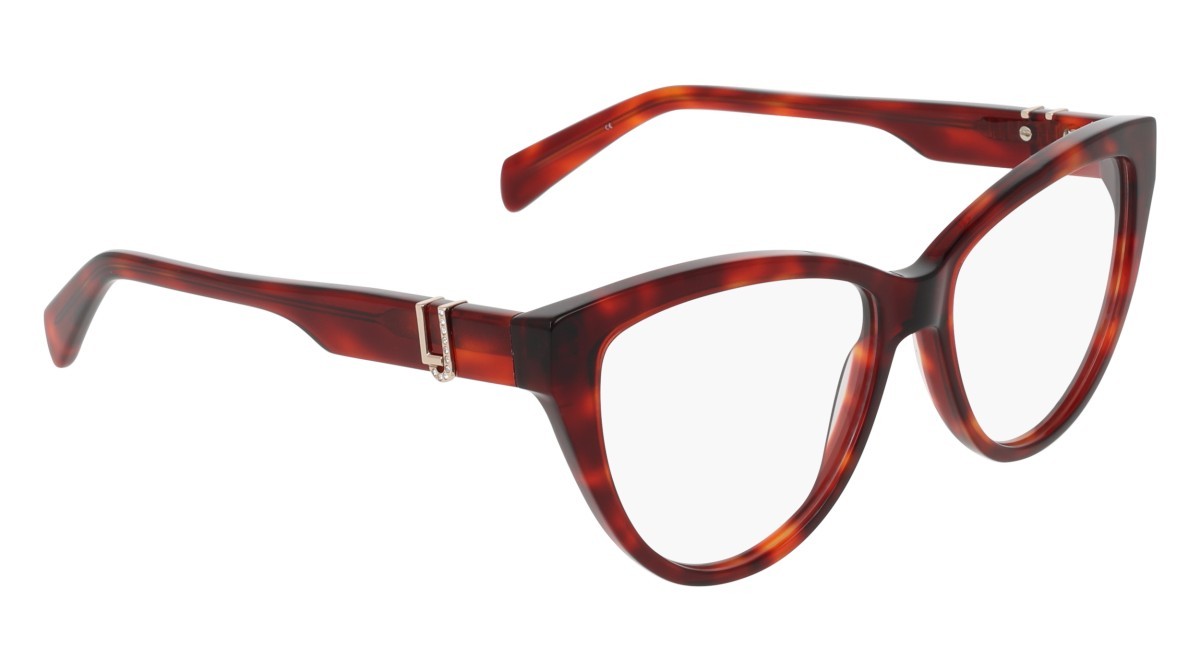 Occhiali da vista Liu Jo LJ2826R (640) colore red tortoise forma cat eye lenti colore - 4