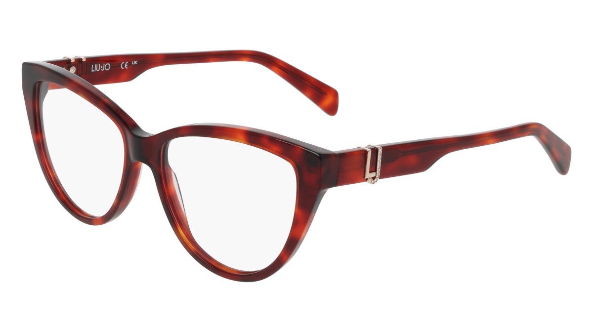 Occhiali da vista Liu Jo LJ2826R (640) colore red tortoise forma cat eye lenti colore - 4